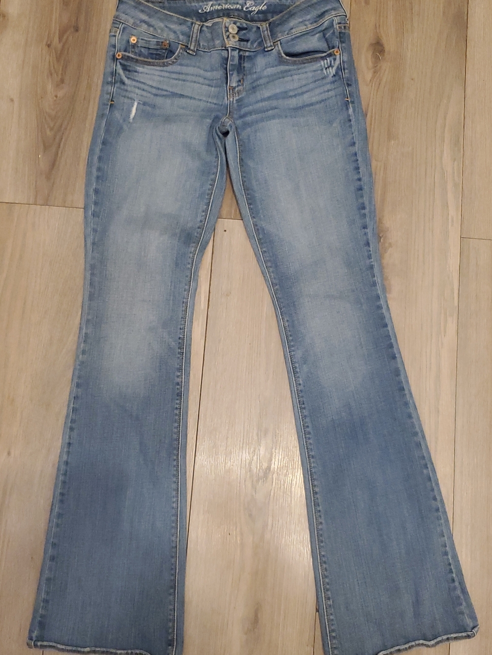 American Eagle Outfitters Light Wash Flare Jeans